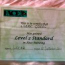 Advanced Level 2 Member of FACE (The Face Painting Association)